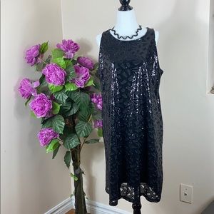 Black evening dress